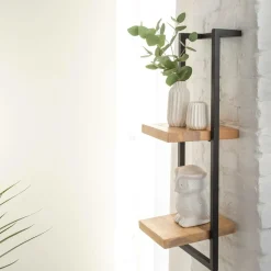 Made in Meubles Etagère|Décoration<Etagère murale haute en bois de manguier Joie