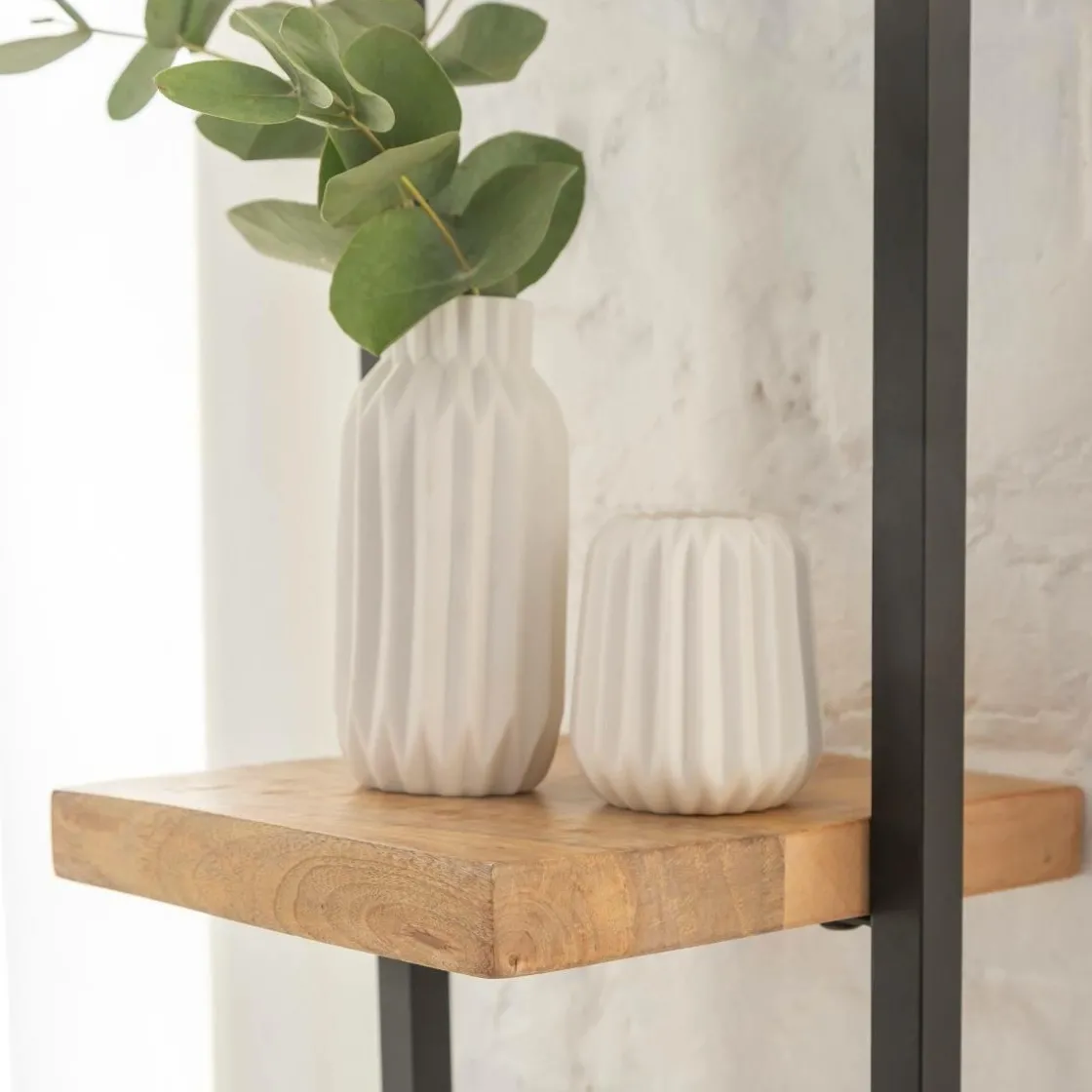 Made in Meubles Etagère|Décoration<Etagère murale haute en bois de manguier Joie