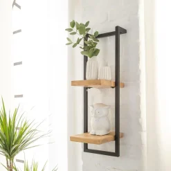 Made in Meubles Etagère|Décoration<Etagère murale haute en bois de manguier Joie