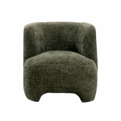 Made in Meubles Fauteuil<Fauteuil arrondi en tissu Norton