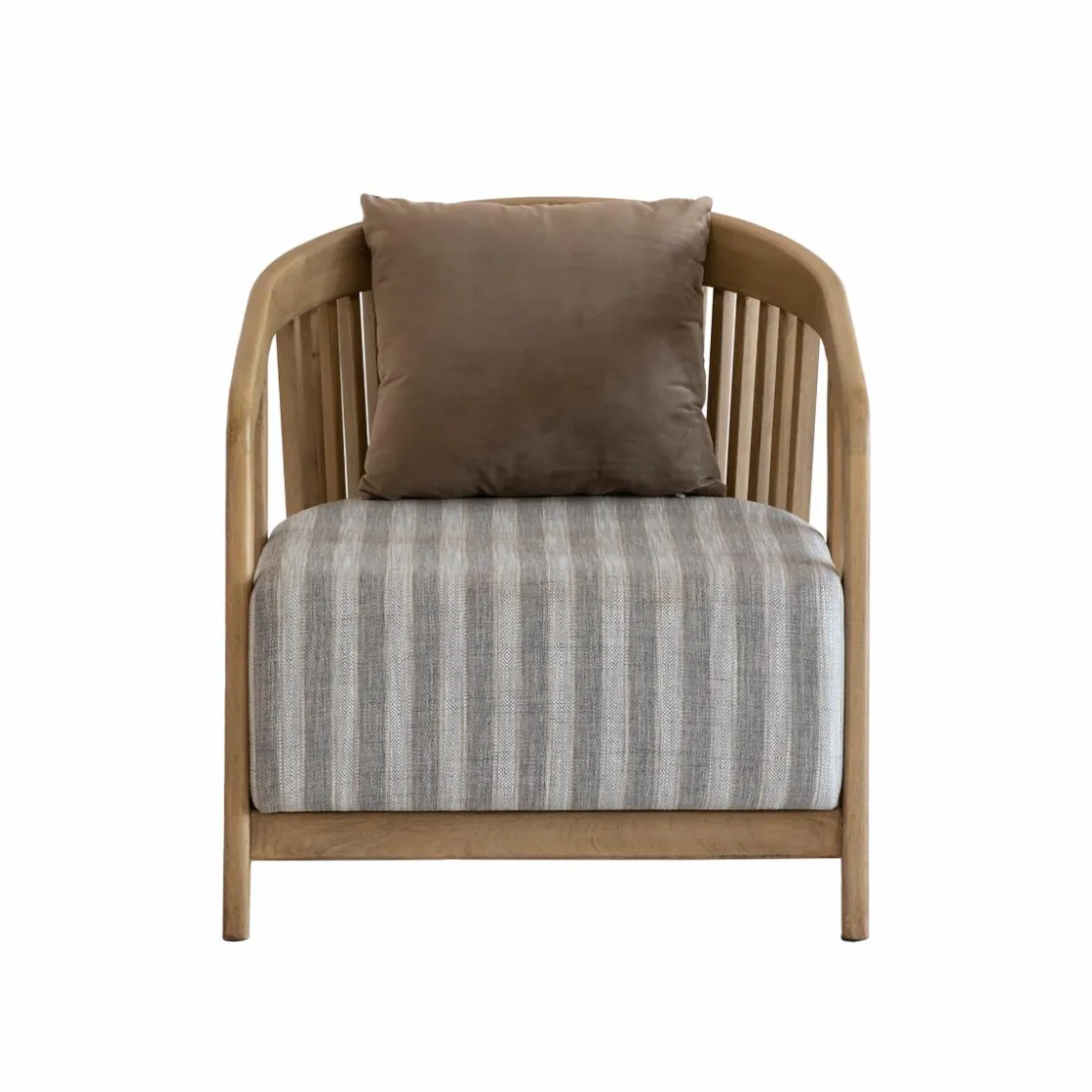 Made in Meubles Fauteuil<Fauteuil en bois de manguier Térence