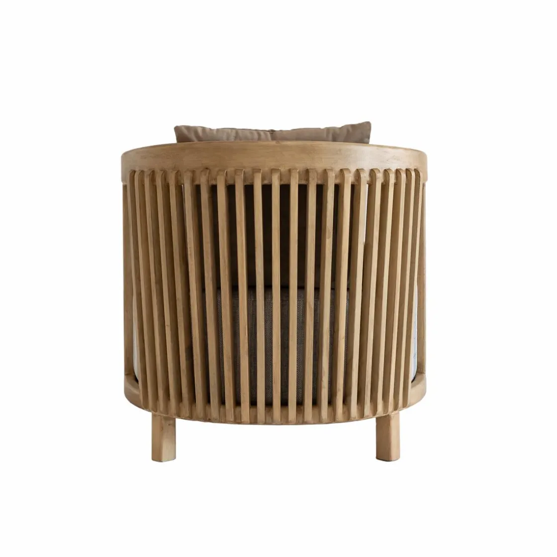 Made in Meubles Fauteuil<Fauteuil en bois de manguier Térence