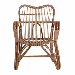 Made in Meubles Fauteuil<Fauteuil en rotin arrondi Rattan