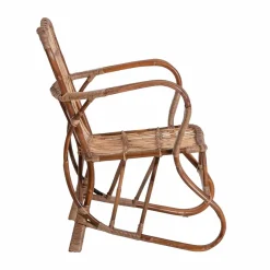 Made in Meubles Fauteuil<Fauteuil en rotin arrondi Rattan