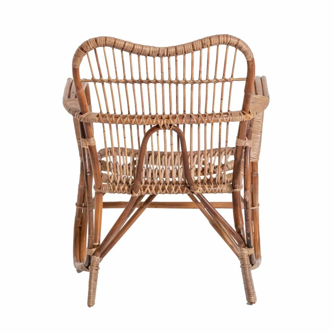 Made in Meubles Fauteuil<Fauteuil en rotin arrondi Rattan