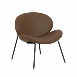 Made in Meubles Fauteuil<Fauteuil en simili-cuir Dorian