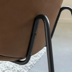 Made in Meubles Fauteuil<Fauteuil en simili-cuir Dorian