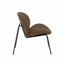 Made in Meubles Fauteuil<Fauteuil en simili-cuir Dorian