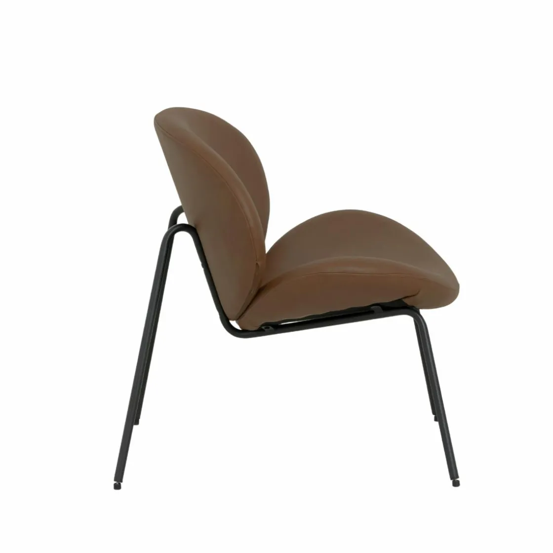Made in Meubles Fauteuil<Fauteuil en simili-cuir Dorian