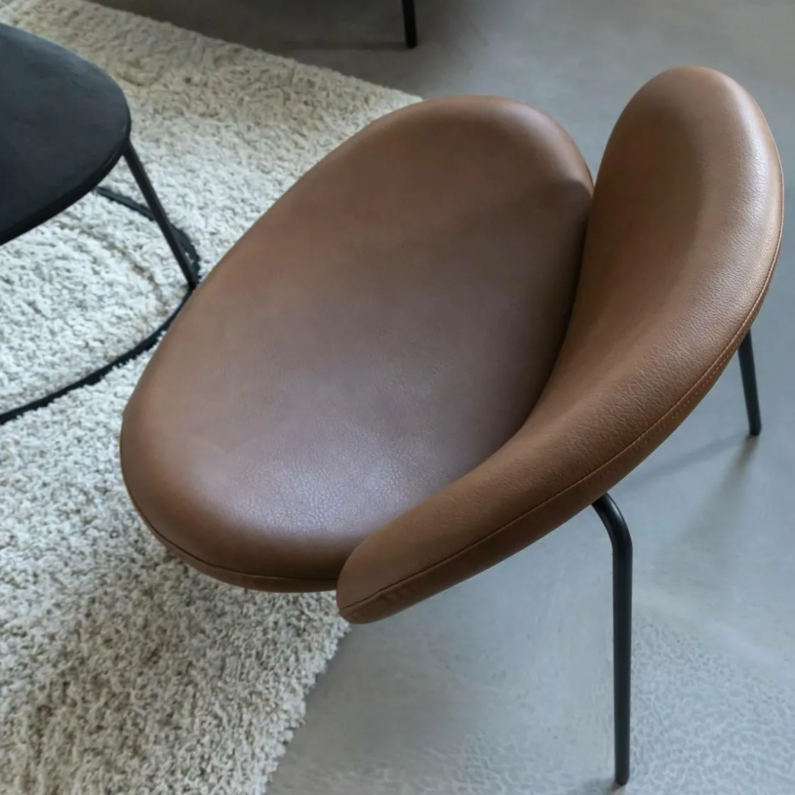 Made in Meubles Fauteuil<Fauteuil en simili-cuir Dorian