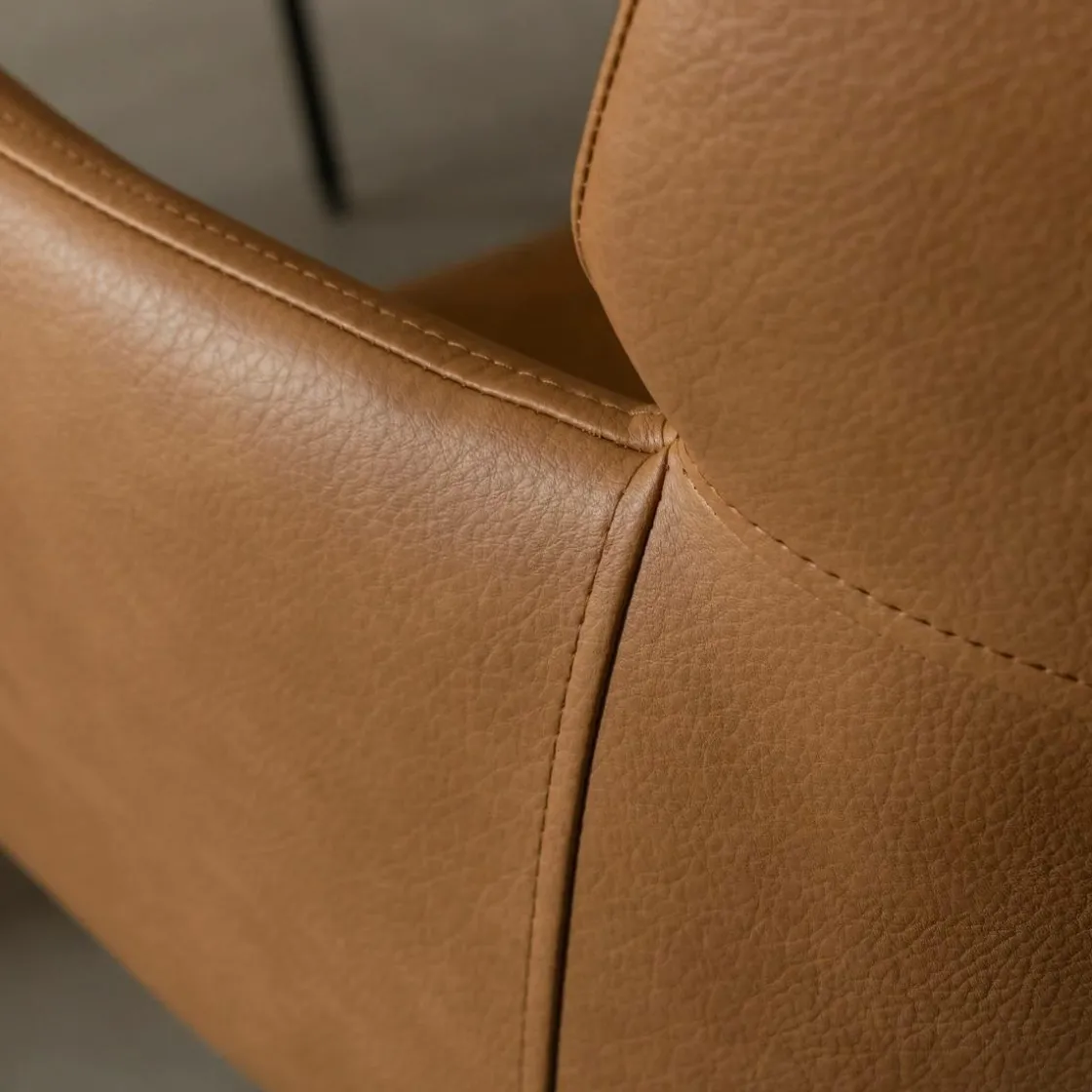 Made in Meubles Chaise<Fauteuil en simili-cuir Valentin (lot de 2)