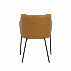 Made in Meubles Chaise<Fauteuil en simili-cuir Valentin (lot de 2)