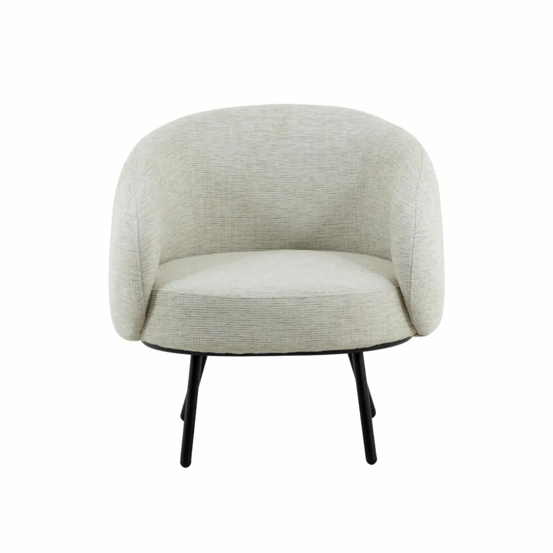 Made in Meubles Fauteuil<Fauteuil en tissu écru confort Orenzo
