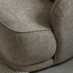Made in Meubles Fauteuil<Fauteuil en tissu taupe Travis