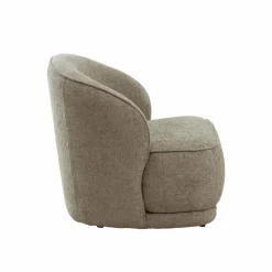 Made in Meubles Fauteuil<Fauteuil en tissu taupe Travis