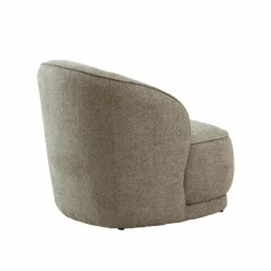 Made in Meubles Fauteuil<Fauteuil en tissu taupe Travis