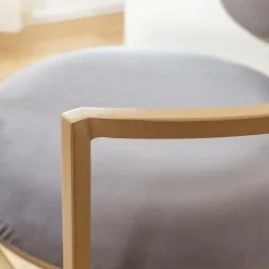 Made in Meubles Fauteuil<Fauteuil en velours et métal doré Albin