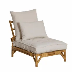 Made in Meubles Fauteuil<Fauteuil futon en rotin 1 place Elisa