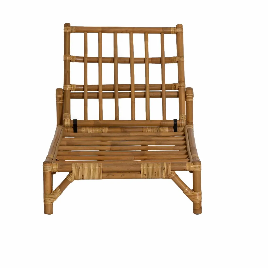 Made in Meubles Fauteuil<Fauteuil futon en rotin 1 place Elisa