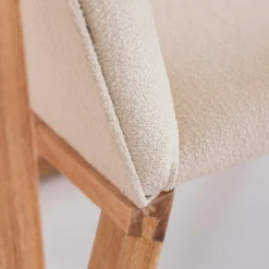 Made in Meubles Fauteuil<Fauteuil symétrique en bois de mindy Suzie