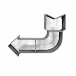 Made in Meubles Décoration<Flèche grise en métal