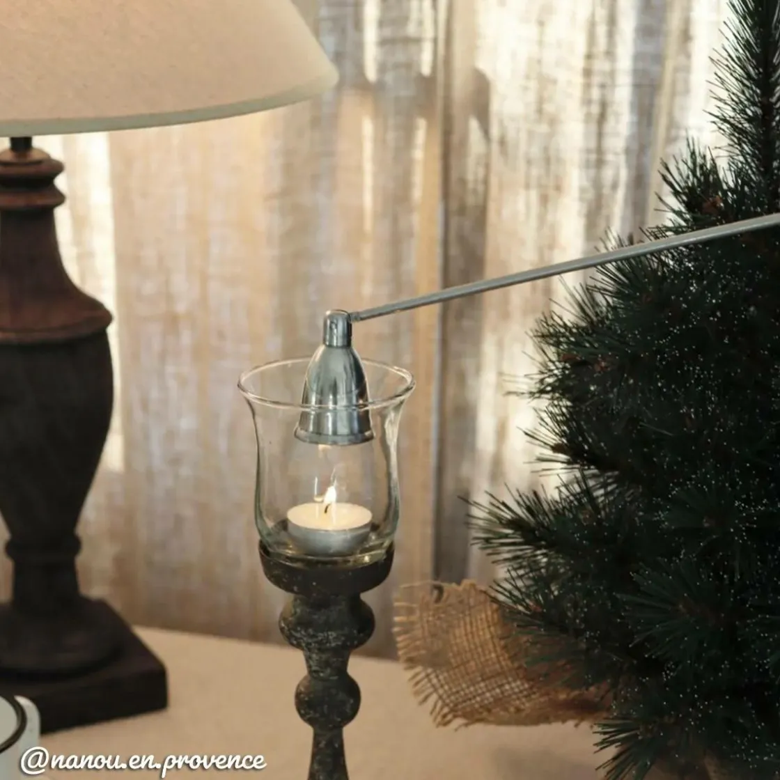 Made in Meubles Lampe À Poser<Lampe à poser en bois de manguier Will