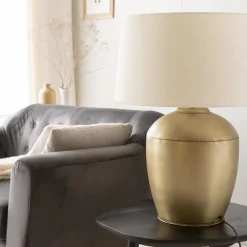 Made in Meubles Lampe À Poser<Lampe à poser en métal doré Nio