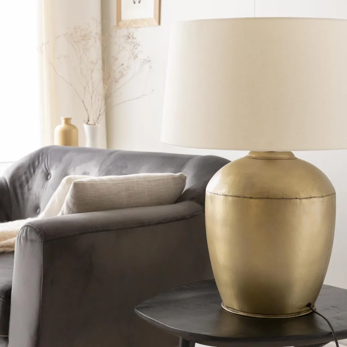 Made in Meubles Lampe À Poser<Lampe à poser en métal doré Nio