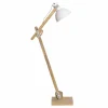 Made in Meubles Lampe Sur Pied<Lampe sur pied en bois de manguier et métal Martha