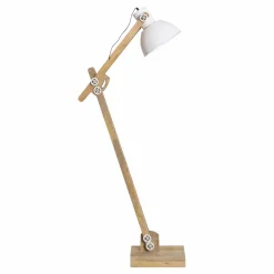 Made in Meubles Lampe Sur Pied<Lampe sur pied en bois de manguier et métal Martha