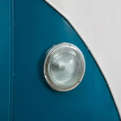 Made in Meubles Meuble Bar<Meuble bar bleu avec plateau en bois de manguier Combi