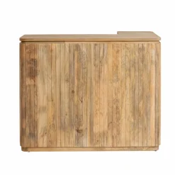 Made in Meubles Meuble Bar<Meuble bar en angle bois de manguier Lou