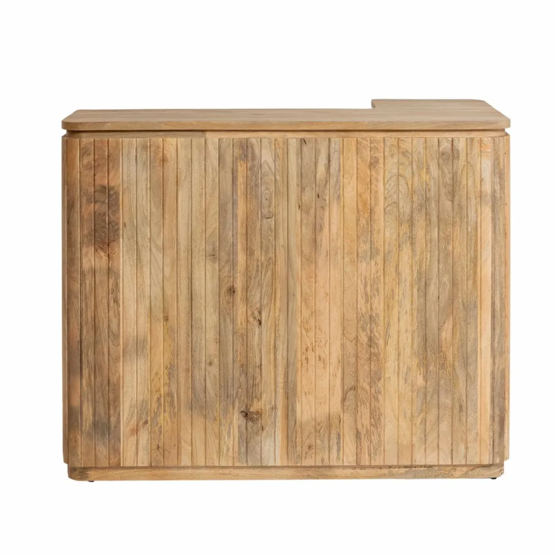 Made in Meubles Meuble Bar<Meuble bar en angle bois de manguier Lou