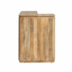 Made in Meubles Meuble Bar<Meuble bar en angle bois de manguier Lou