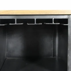 Made in Meubles Meuble Bar<Meuble bar en angle en métal Locker