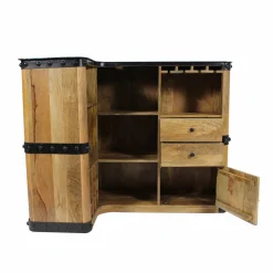 Made in Meubles Meuble Bar<Meuble bar en bois de manguier New-York