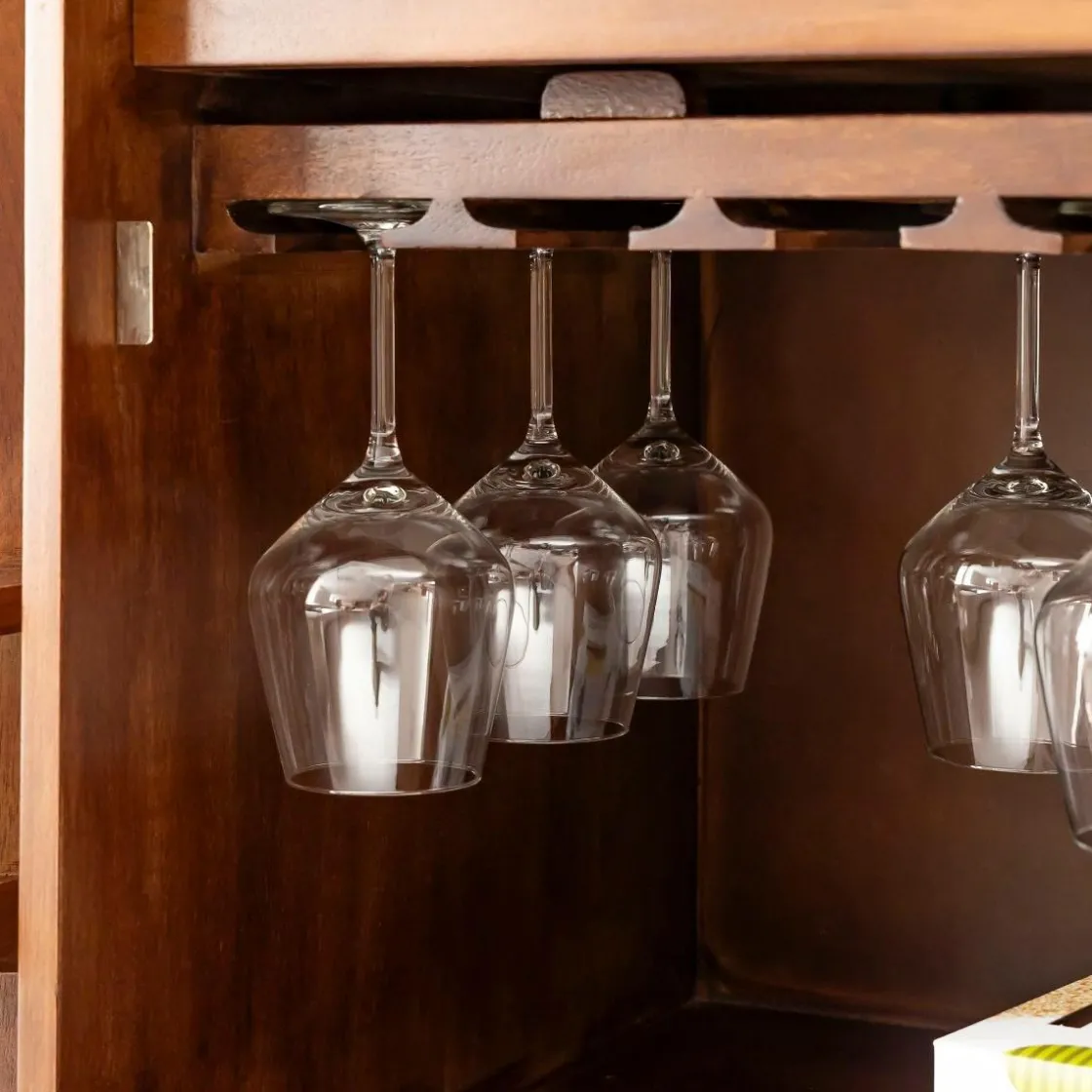 Made in Meubles Meuble Bar<Meuble bar en bois de manguier Elio