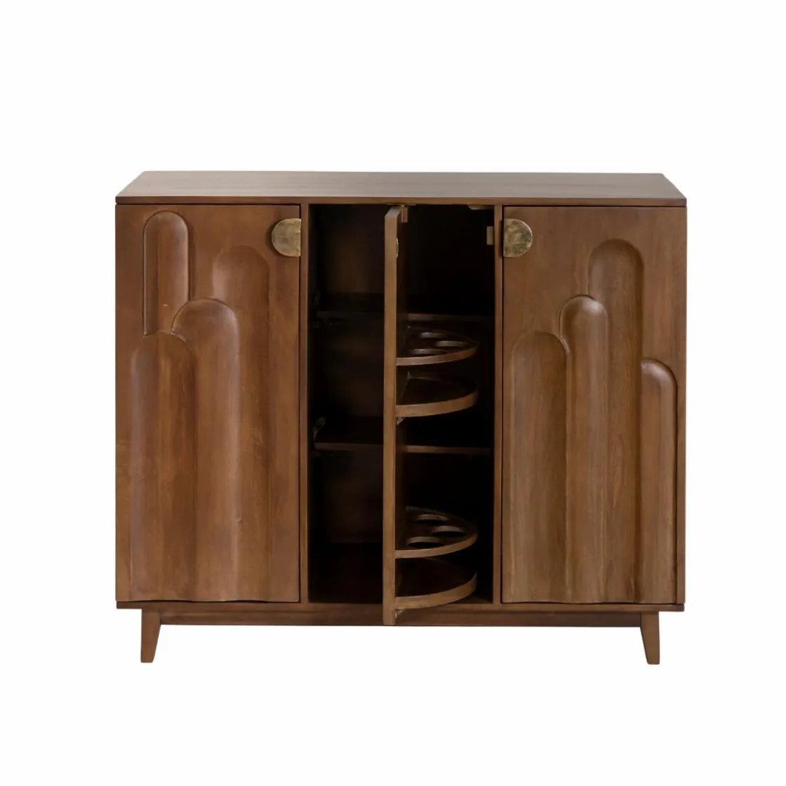 Made in Meubles Meuble Bar<Meuble bar en bois de manguier Elio