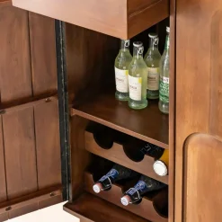 Made in Meubles Meuble Bar<Meuble bar en bois de manguier Elio