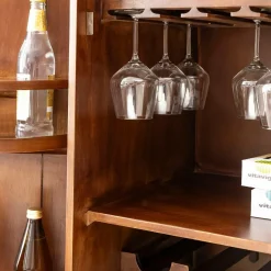 Made in Meubles Meuble Bar<Meuble bar en bois de manguier Elio