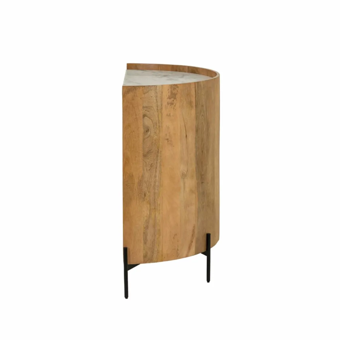 Made in Meubles Meuble Bar<Meuble bar en bois de manguier et marbre Adler