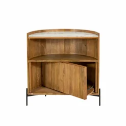 Made in Meubles Meuble Bar<Meuble bar en bois de manguier et marbre Adler