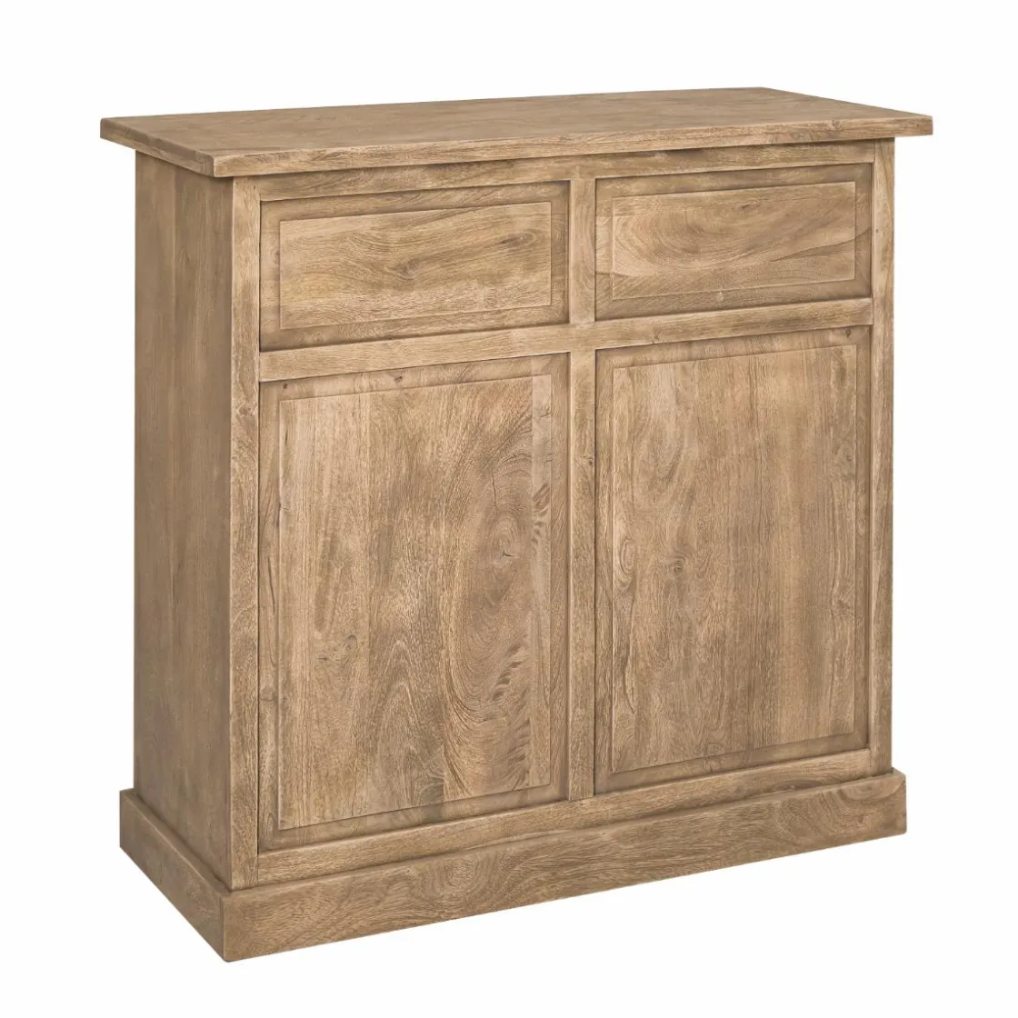 Made in Meubles Meuble Bar<Meuble bar en bois de manguier brossé et métal Helsinki