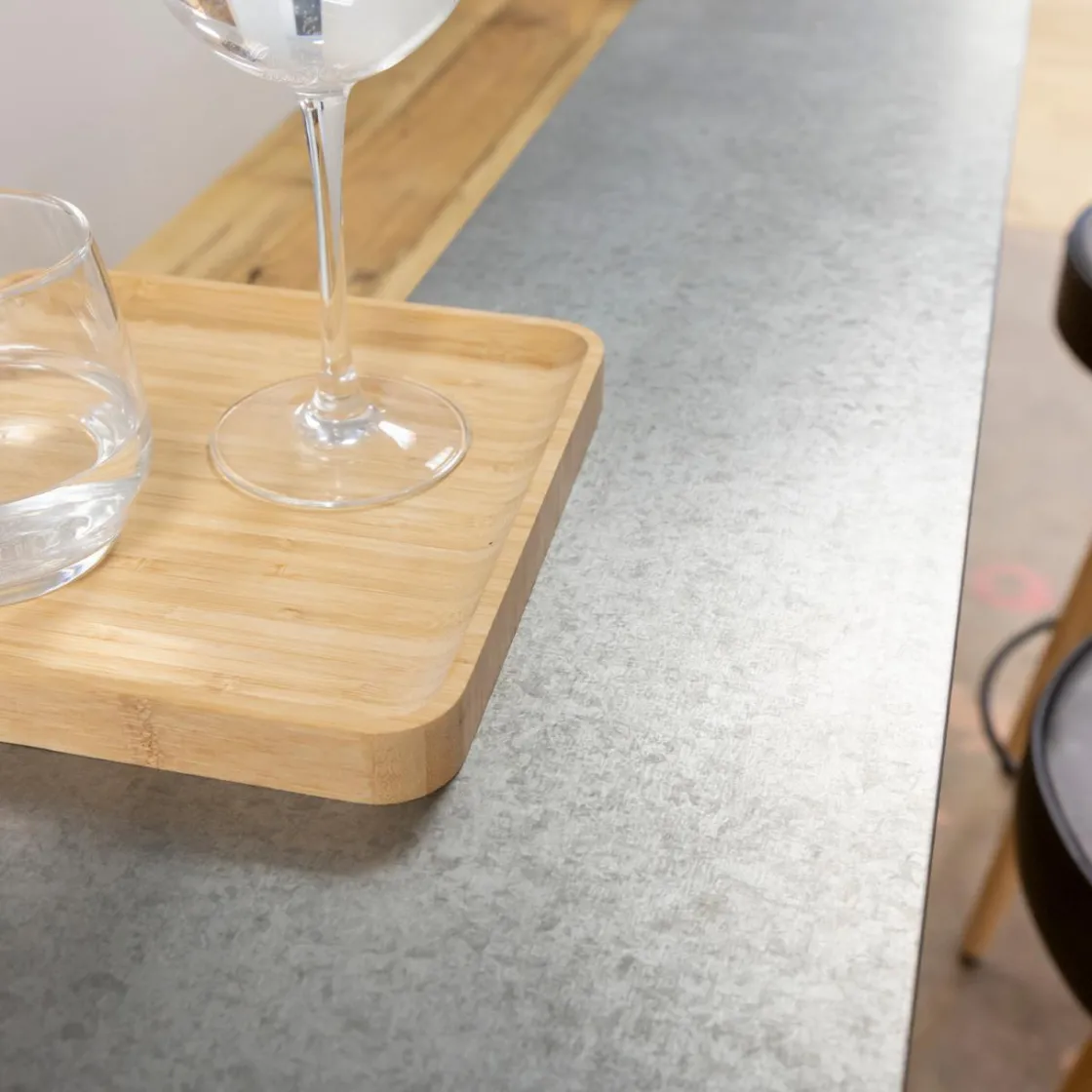 Made in Meubles Meuble Bar<Meuble bar en bois recyclé 180 cm Garance