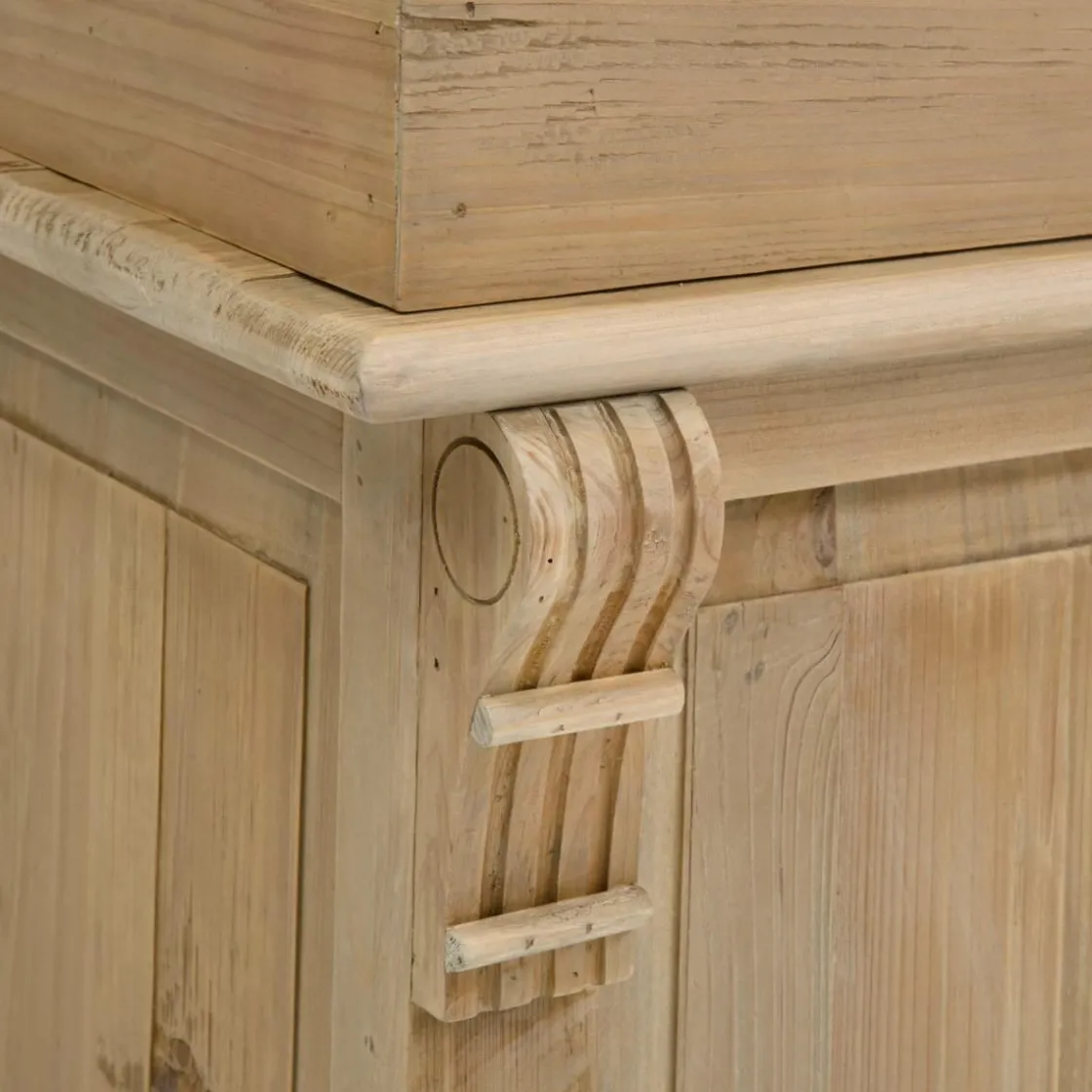 Made in Meubles Meuble Bar<Meuble bar en bois recyclé 120cm Garance