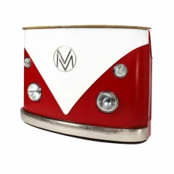 Made in Meubles Meuble Bar<Meuble bar rouge avec plateau en bois de manguier Combi