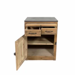 Made in Meubles Meuble Bas<Meuble bas de cuisine 2 tiroirs, 1 porte - Champêtre