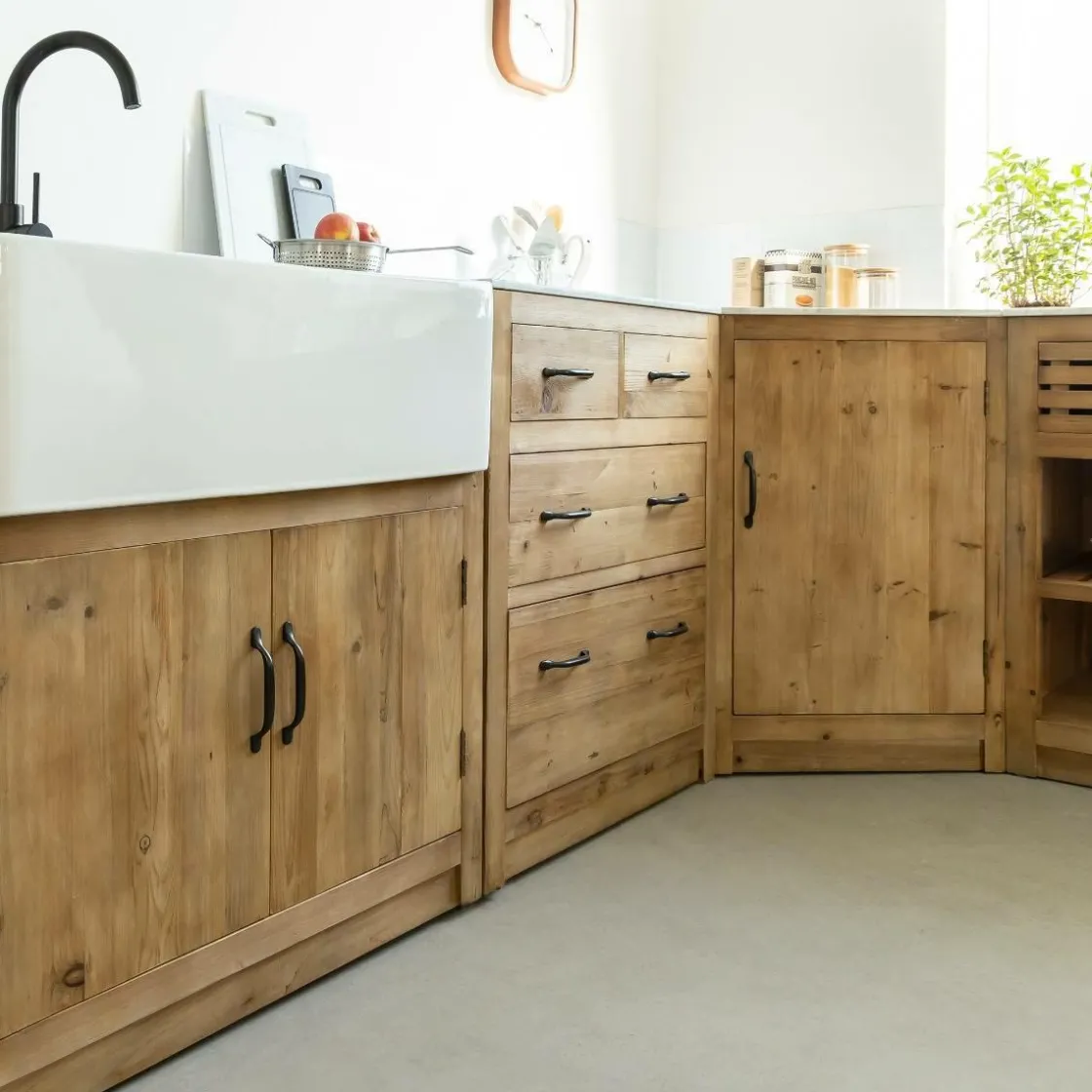 Made in Meubles Meuble Bas<Meuble bas de cuisine 4 tiroirs Epure