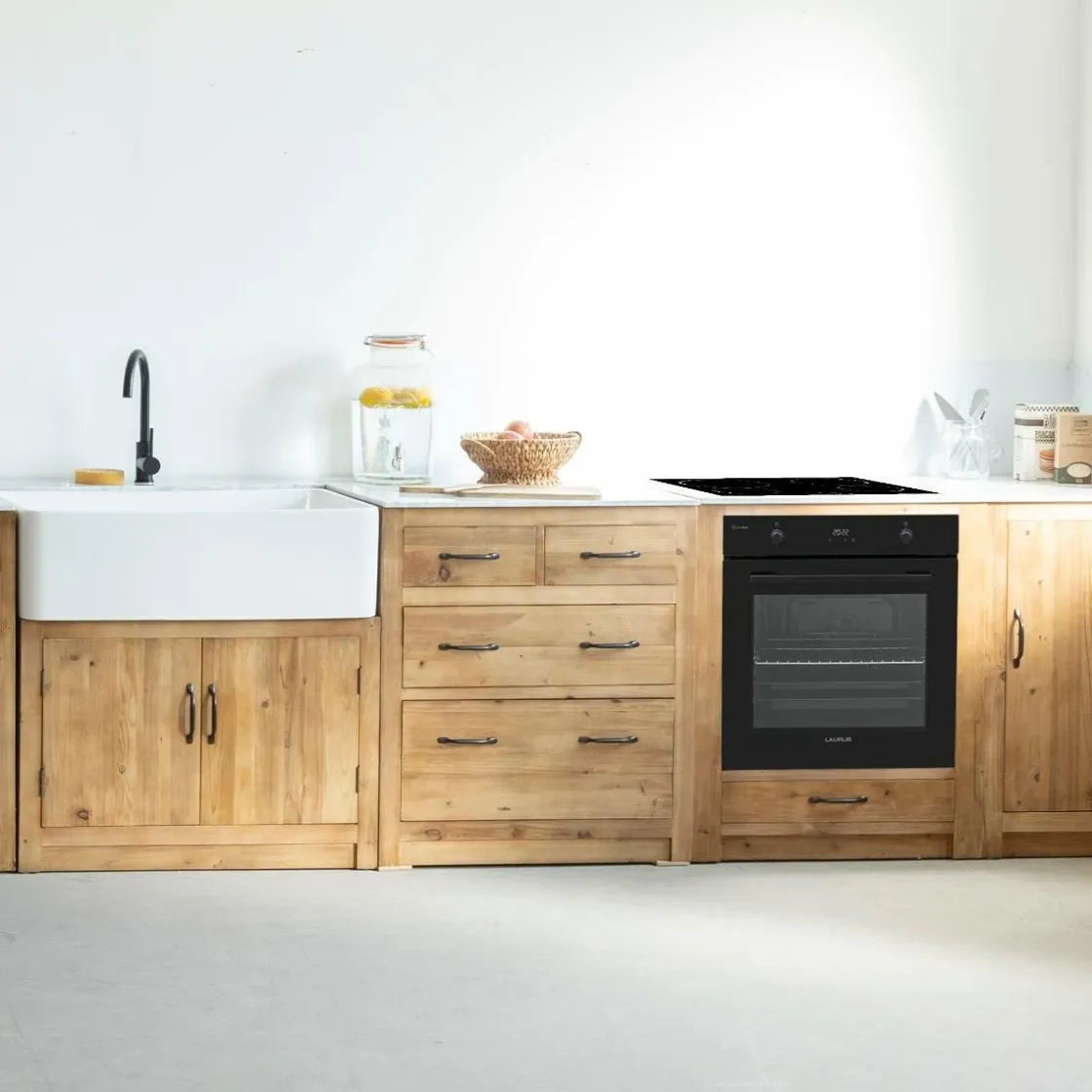 Made in Meubles Meuble Bas<Meuble bas de cuisine 4 tiroirs Epure