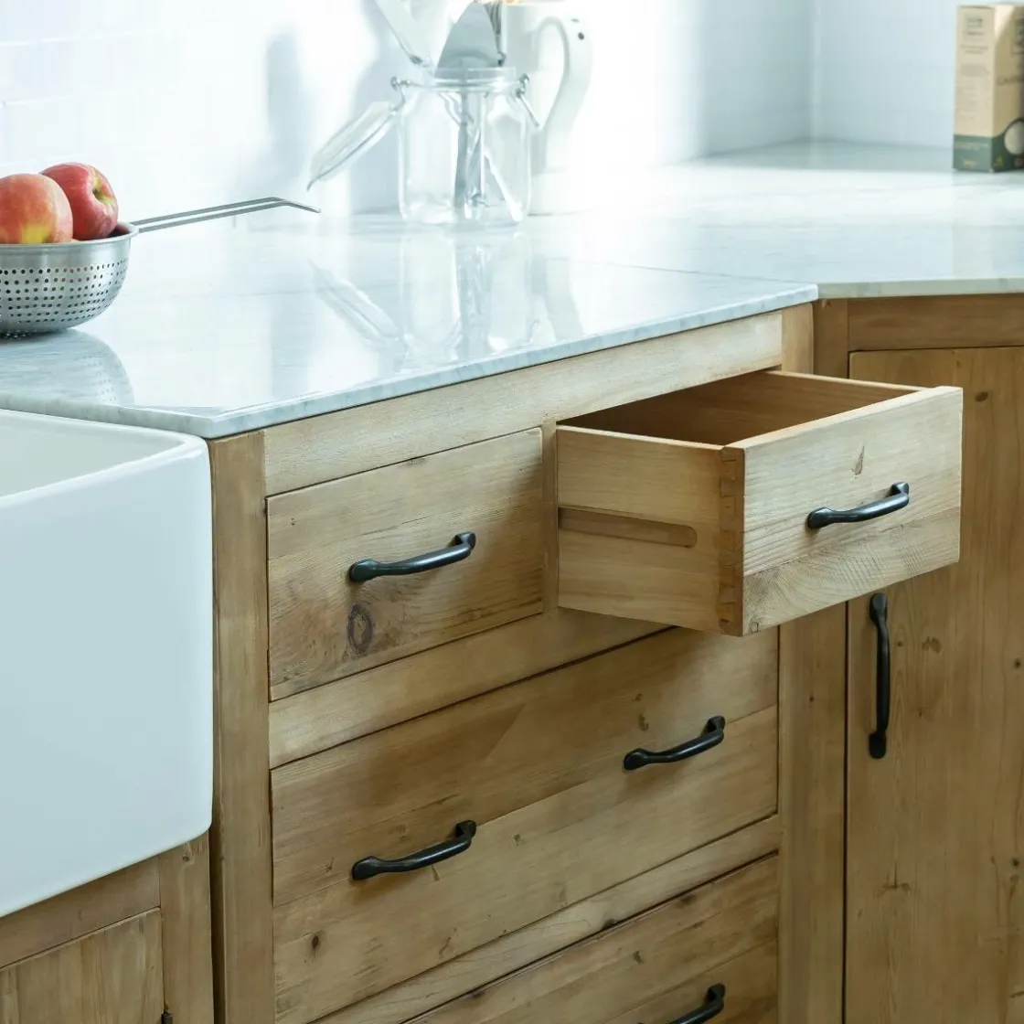 Made in Meubles Meuble Bas<Meuble bas de cuisine 4 tiroirs Epure